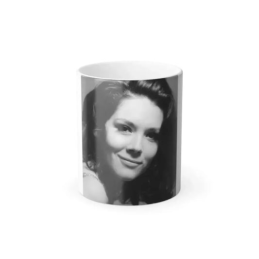 Diana Rigg #53 (Vintage Female Icon) Color Changing Coffee Mug 11oz - Go Mug Yourself