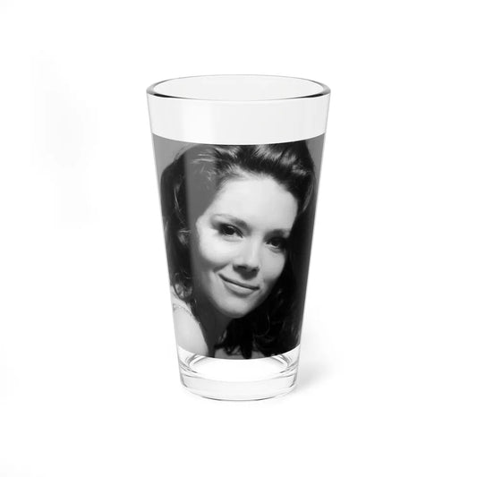 Diana Rigg #53 (Vintage Female Icon) Pint Glass 16oz-16oz-Go Mug Yourself