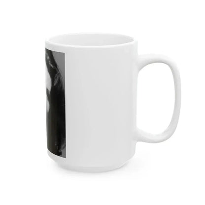 Diana Rigg #53 (Vintage Female Icon) White Coffee Mug - Go Mug Yourself