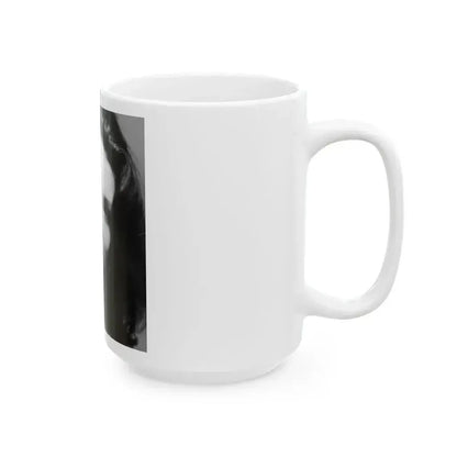 Diana Rigg #53 (Vintage Female Icon) White Coffee Mug - Go Mug Yourself