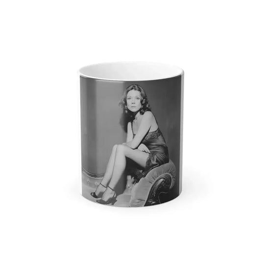 Diana Rigg #56 (Vintage Female Icon) Color Changing Coffee Mug 11oz - Go Mug Yourself