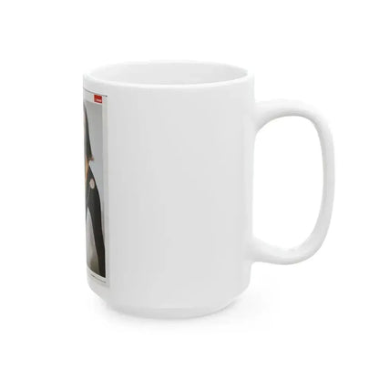 Diana Rigg #57 (Vintage Female Icon) White Coffee Mug - Go Mug Yourself