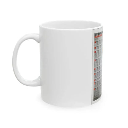 Diana Rigg #57 (Vintage Female Icon) White Coffee Mug - Go Mug Yourself