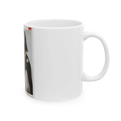 Diana Rigg #57 (Vintage Female Icon) White Coffee Mug - Go Mug Yourself