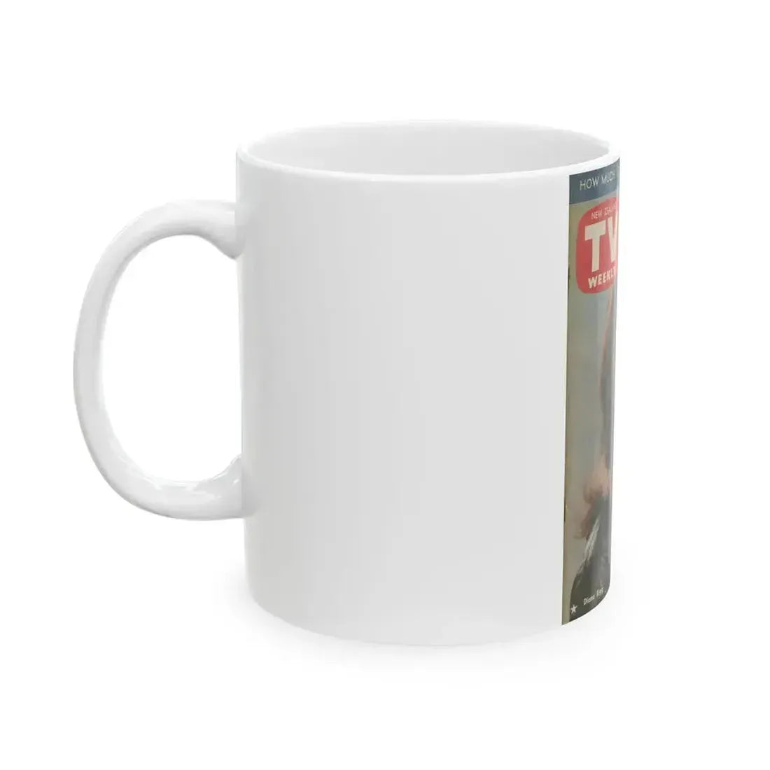 Diana Rigg #63 - Mag. Cover (Vintage Female Icon) White Coffee Mug - Go Mug Yourself