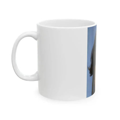 Diana Rigg #64 (Vintage Female Icon) White Coffee Mug - Go Mug Yourself