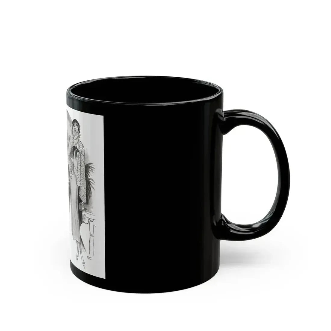 Diana's Diary, Liberty magazine, August 6, 1932 - Black Coffee Mug - Go Mug Yourself