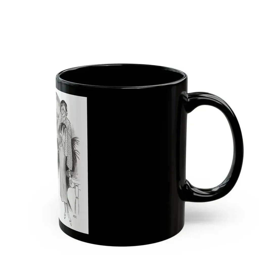 Diana's Diary, Liberty magazine, August 6, 1932 - Black Coffee Mug - Go Mug Yourself