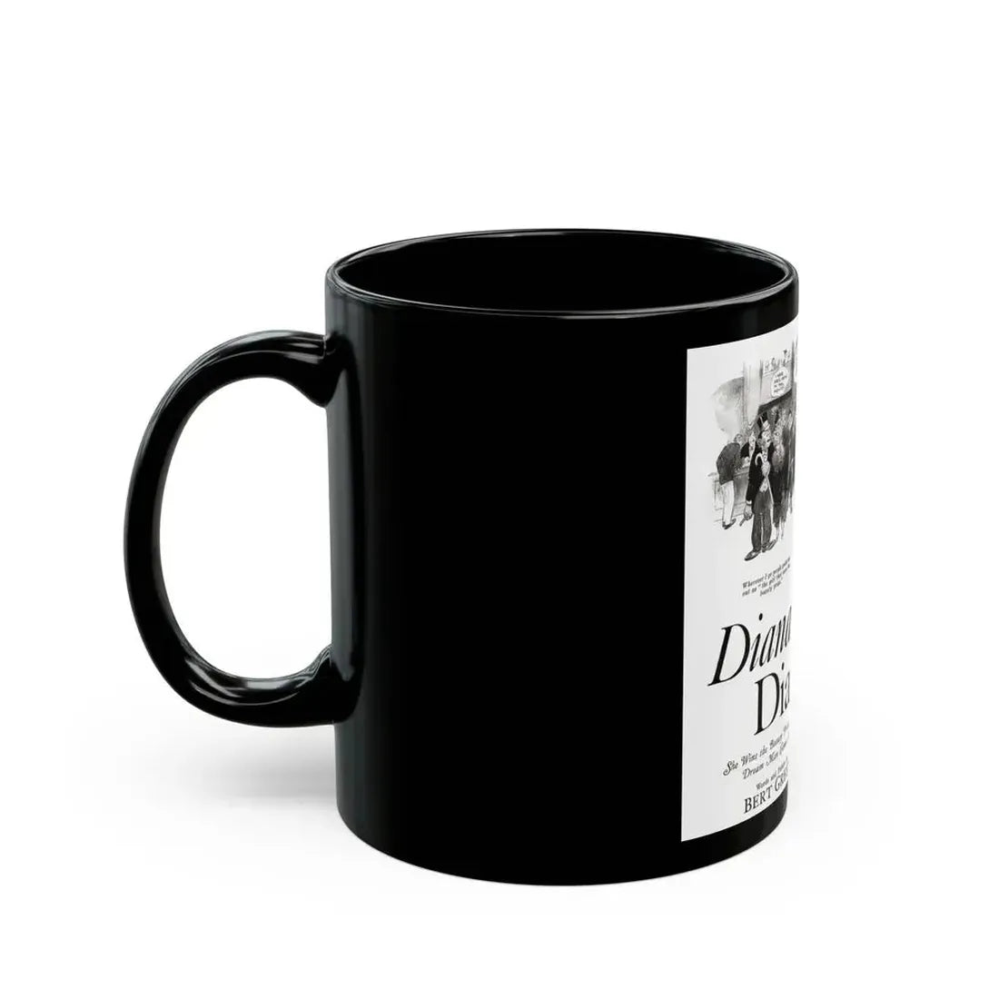 Diana's Diary, Liberty magazine, August 6, 1932 - Black Coffee Mug - Go Mug Yourself