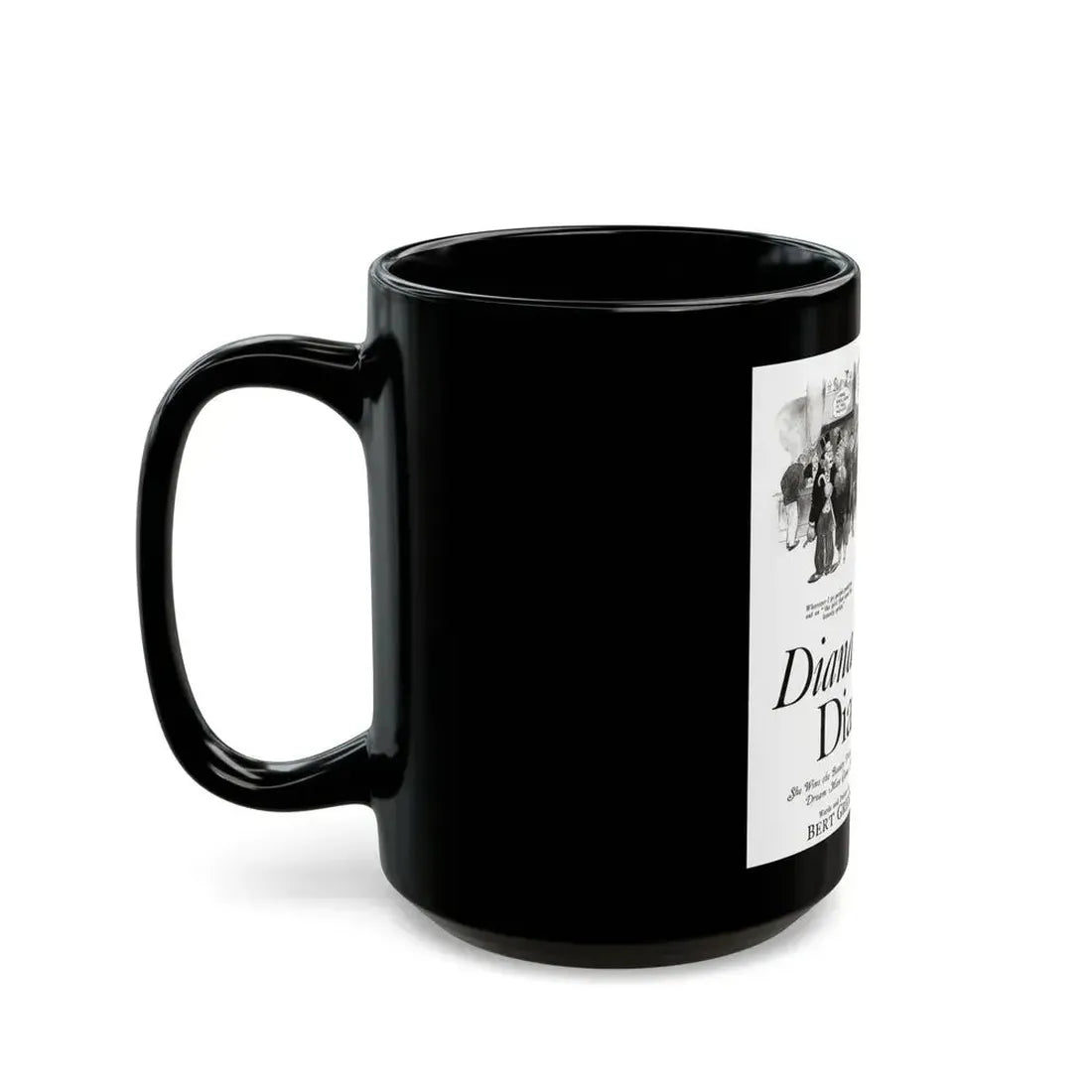 Diana's Diary, Liberty magazine, August 6, 1932 - Black Coffee Mug - Go Mug Yourself