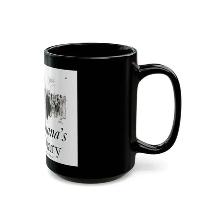 Diana's Diary, Liberty magazine, July 9, 1932 - Black Coffee Mug - Go Mug Yourself