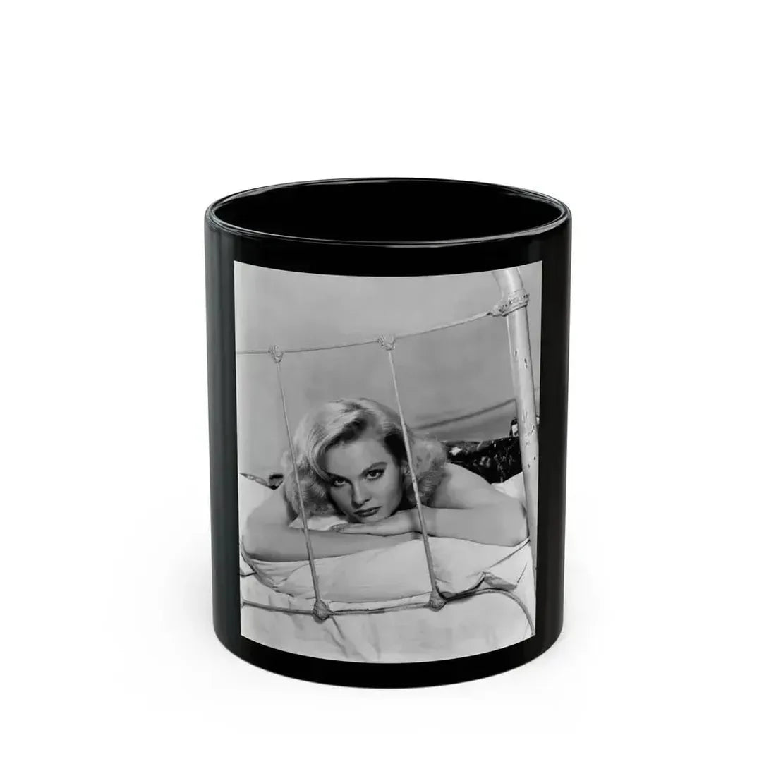 Diane McBain #02 (Vintage Female Icon) Black Coffee Mug 11oz - Go Mug Yourself