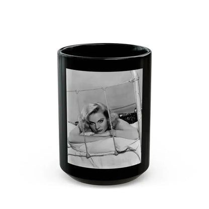 Diane McBain #02 (Vintage Female Icon) Black Coffee Mug 15oz - Go Mug Yourself