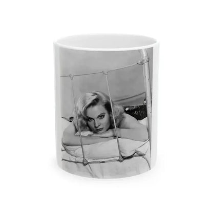 Diane McBain #02 (Vintage Female Icon) White Coffee Mug 11oz - Go Mug Yourself