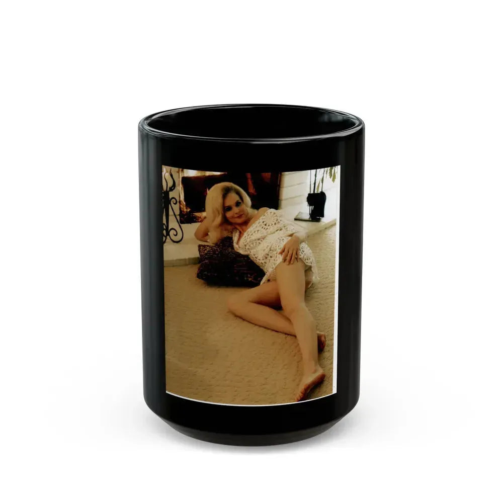 Diane McBain #04 (Vintage Female Icon) Black Coffee Mug 15oz - Go Mug Yourself