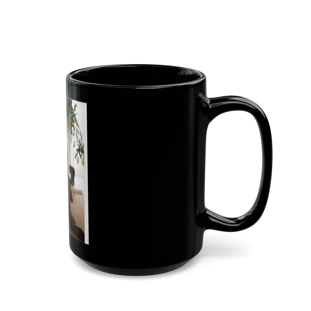 Diane McBain #06 (Vintage Female Icon) Black Coffee Mug-Go Mug Yourself