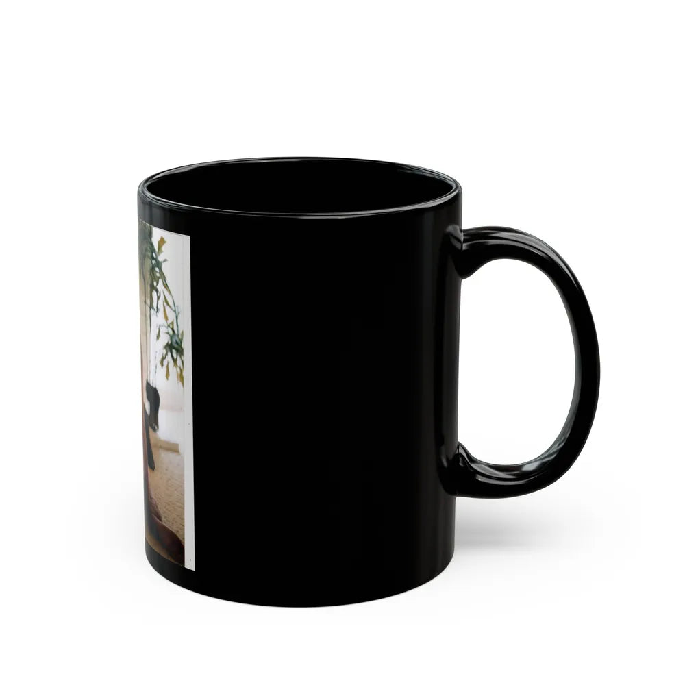 Diane McBain #06 (Vintage Female Icon) Black Coffee Mug-Go Mug Yourself