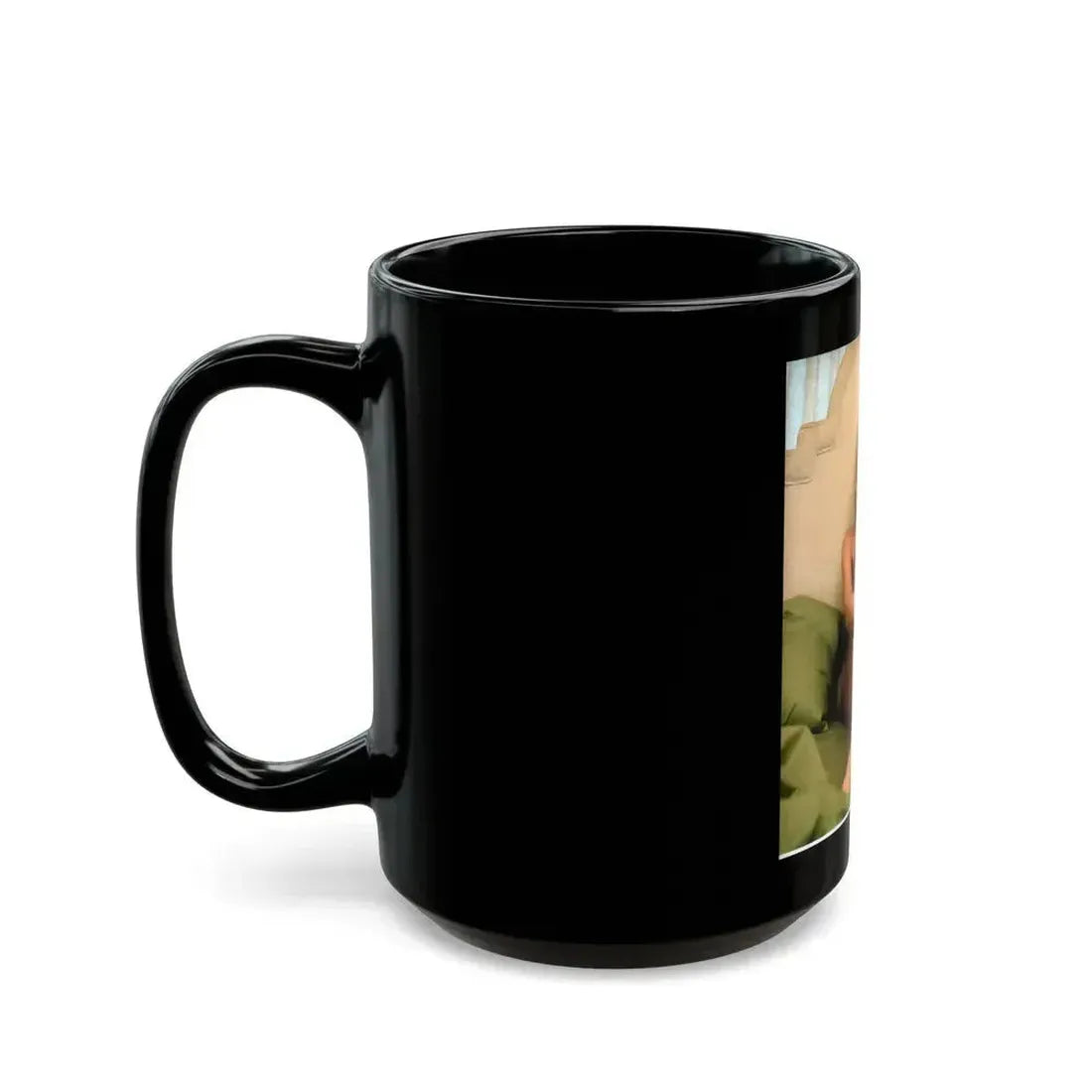 Diane McBain #08 (Vintage Female Icon) Black Coffee Mug - Go Mug Yourself