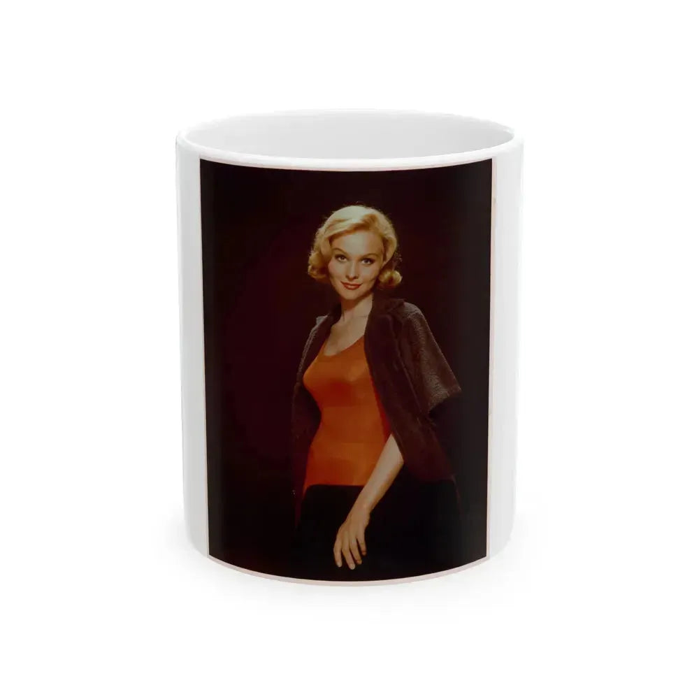 Diane McBain #11 (Vintage Female Icon) White Coffee Mug 11oz - Go Mug Yourself