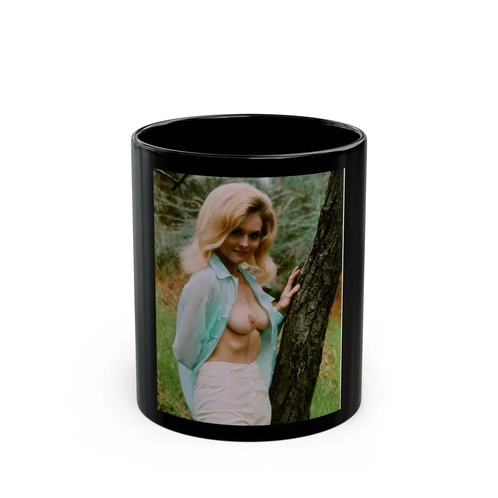 Diane McBain #12 (Vintage Female Icon) Black Coffee Mug-11oz-Go Mug Yourself