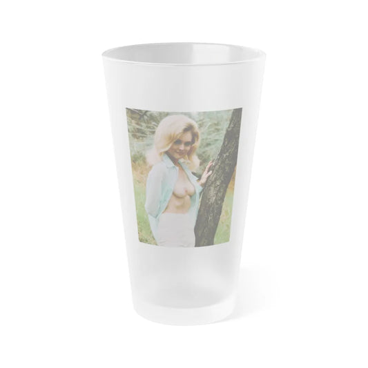 Diane McBain #12 (Vintage Female Icon) Frosted Pint Glass 16oz-16oz-Frosted-Go Mug Yourself