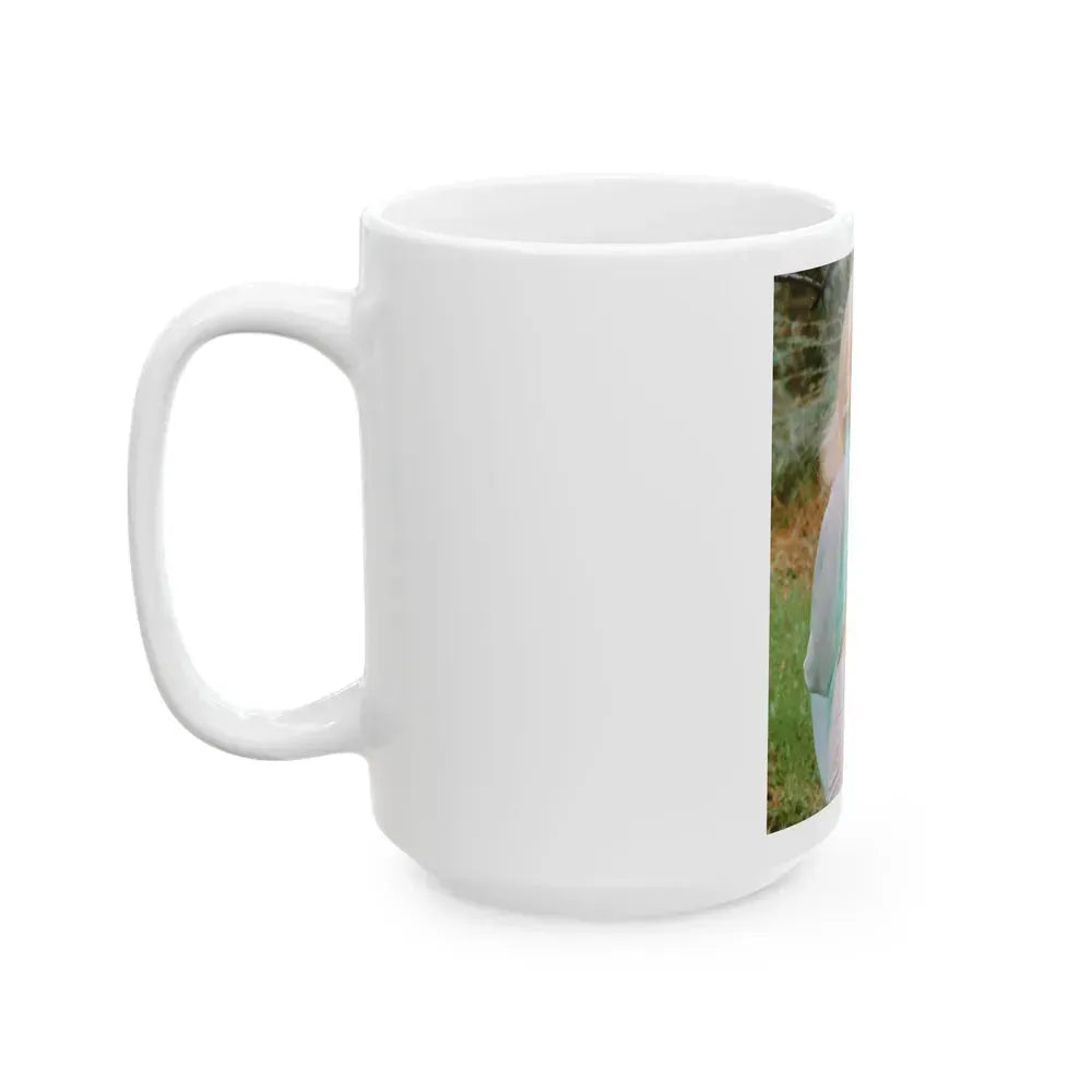 Diane McBain #12 (Vintage Female Icon) White Coffee Mug - Go Mug Yourself