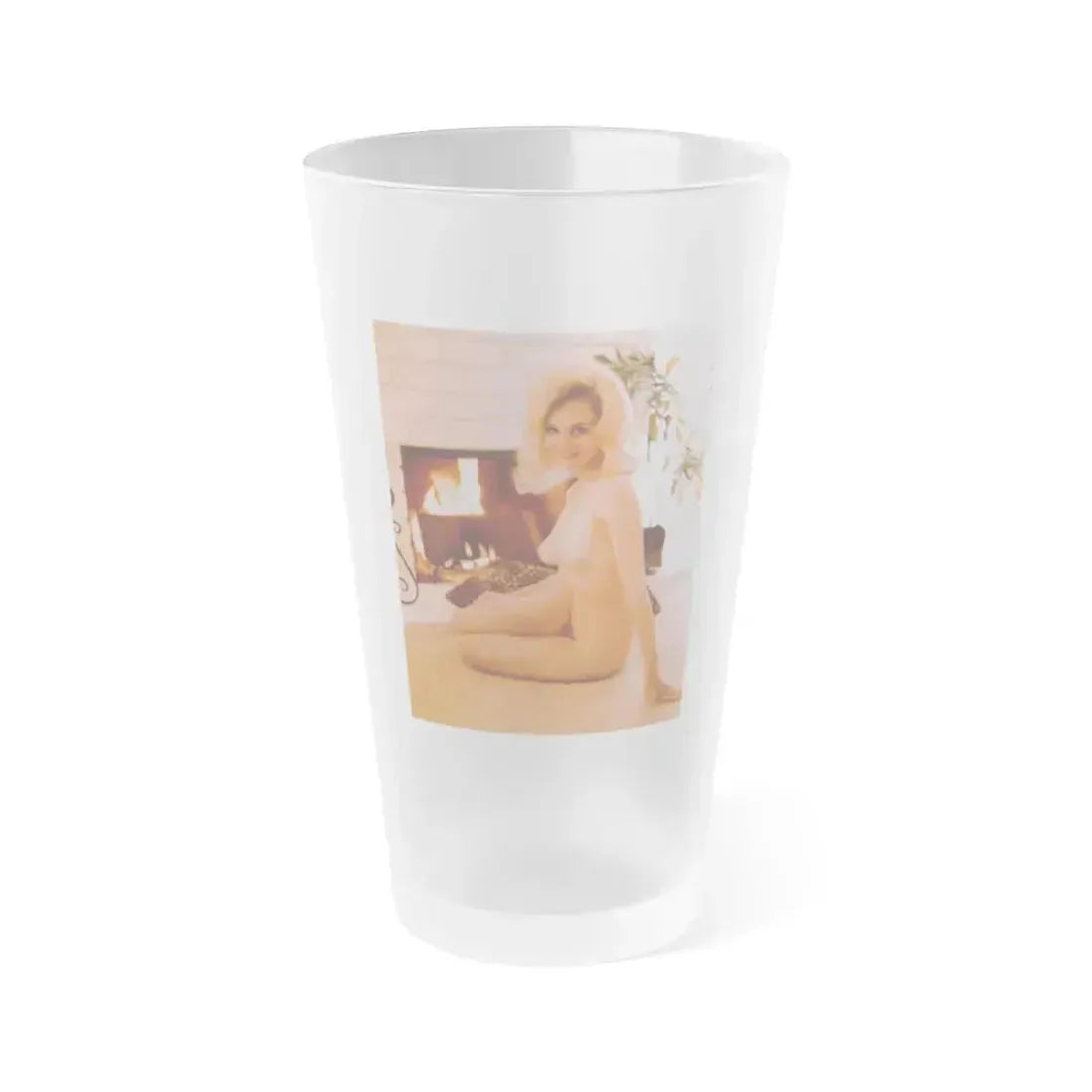 Diane McBain #13 (Vintage Female Icon) Frosted Pint Glass 16oz 16oz Frosted - Go Mug Yourself