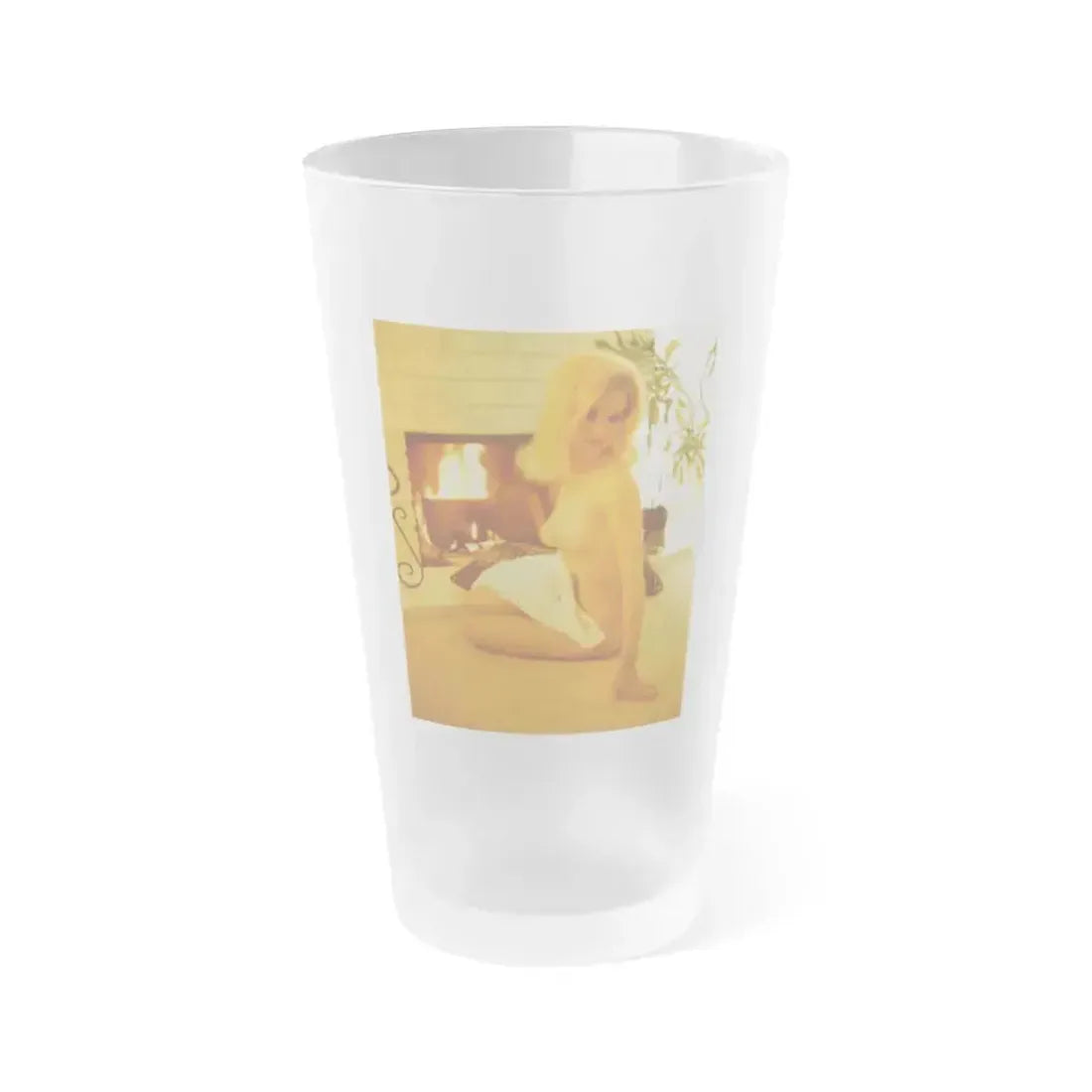 Diane McBain #14 (Vintage Female Icon) Frosted Pint Glass 16oz 16oz Frosted - Go Mug Yourself