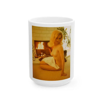 Diane McBain #14 (Vintage Female Icon) White Coffee Mug 15oz - Go Mug Yourself