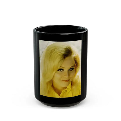 Diane McBain #16 (Vintage Female Icon) Black Coffee Mug 15oz - Go Mug Yourself