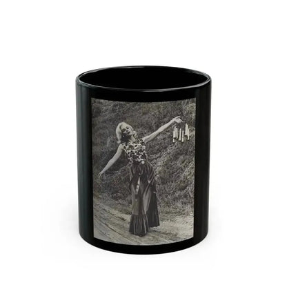 Diane McBain #27 (Vintage Female Icon) Black Coffee Mug 11oz - Go Mug Yourself