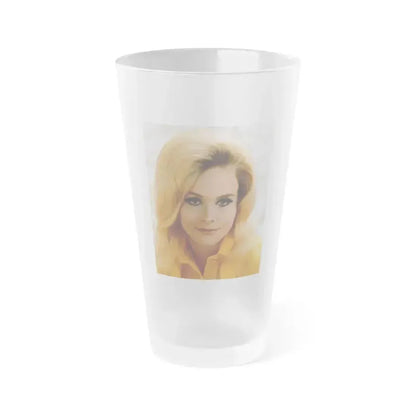 Diane McBain #28 (Vintage Female Icon) Frosted Pint Glass 16oz 16oz Frosted - Go Mug Yourself