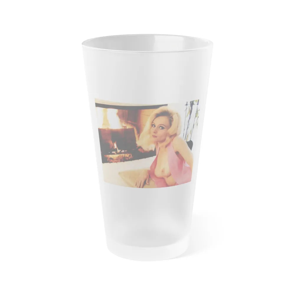 Diane McBain #29 (Vintage Female Icon) Frosted Pint Glass 16oz-16oz-Frosted-Go Mug Yourself