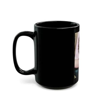 Diane McBain #30 (Vintage Female Icon) Black Coffee Mug - Go Mug Yourself