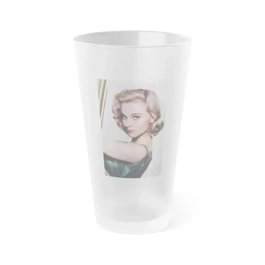 Diane McBain #30 (Vintage Female Icon) Frosted Pint Glass 16oz 16oz Frosted - Go Mug Yourself