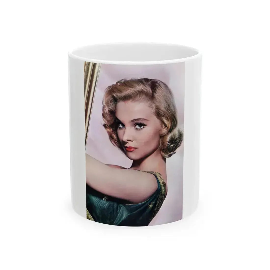 Diane McBain #30 (Vintage Female Icon) White Coffee Mug 11oz - Go Mug Yourself