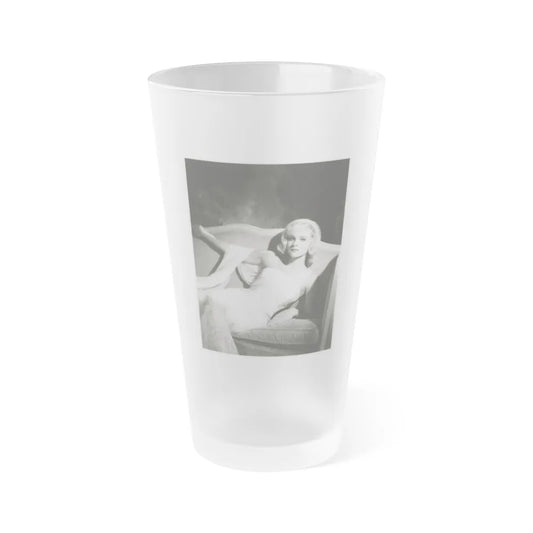 Diane McBain #39 (Vintage Female Icon) Frosted Pint Glass 16oz-16oz-Frosted-Go Mug Yourself