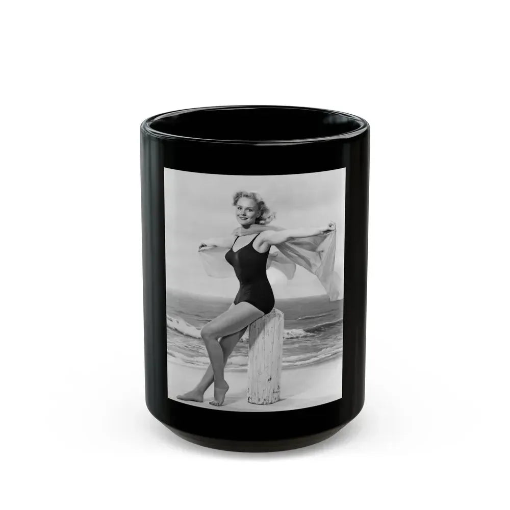 Diane McBaine #09 (Vintage Female Icon) Black Coffee Mug 15oz - Go Mug Yourself