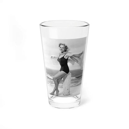 Diane McBaine #09 (Vintage Female Icon) Pint Glass 16oz-16oz-Go Mug Yourself