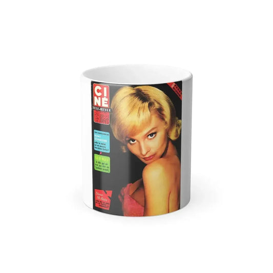 Diane McBaine #11 (Vintage Female Icon) Color Changing Coffee Mug 11oz - Go Mug Yourself