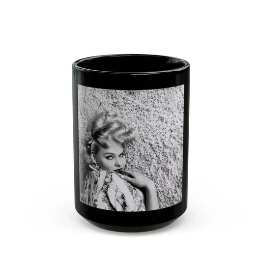Diane McBaine #12 (Vintage Female Icon) Black Coffee Mug 15oz - Go Mug Yourself