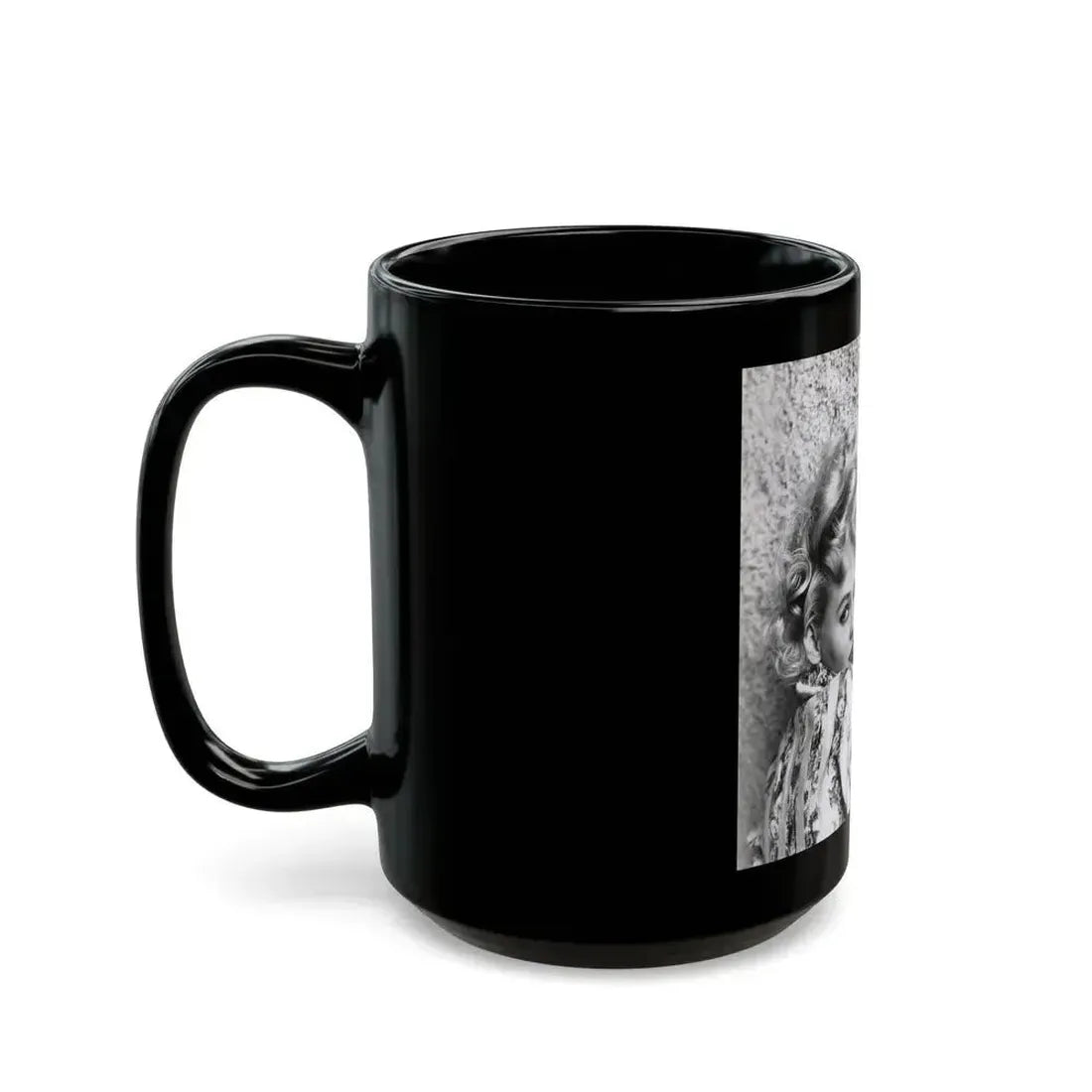 Diane McBaine #12 (Vintage Female Icon) Black Coffee Mug - Go Mug Yourself