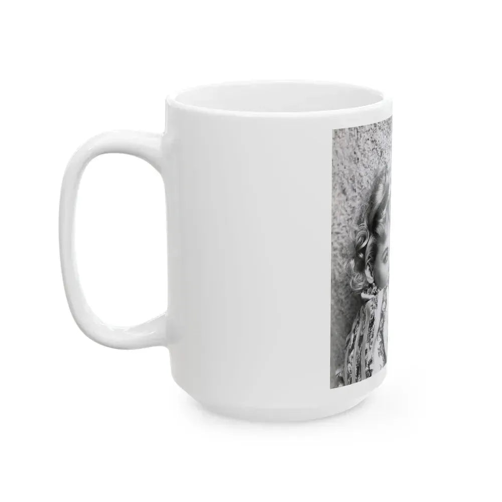 Diane McBaine #12 (Vintage Female Icon) White Coffee Mug - Go Mug Yourself