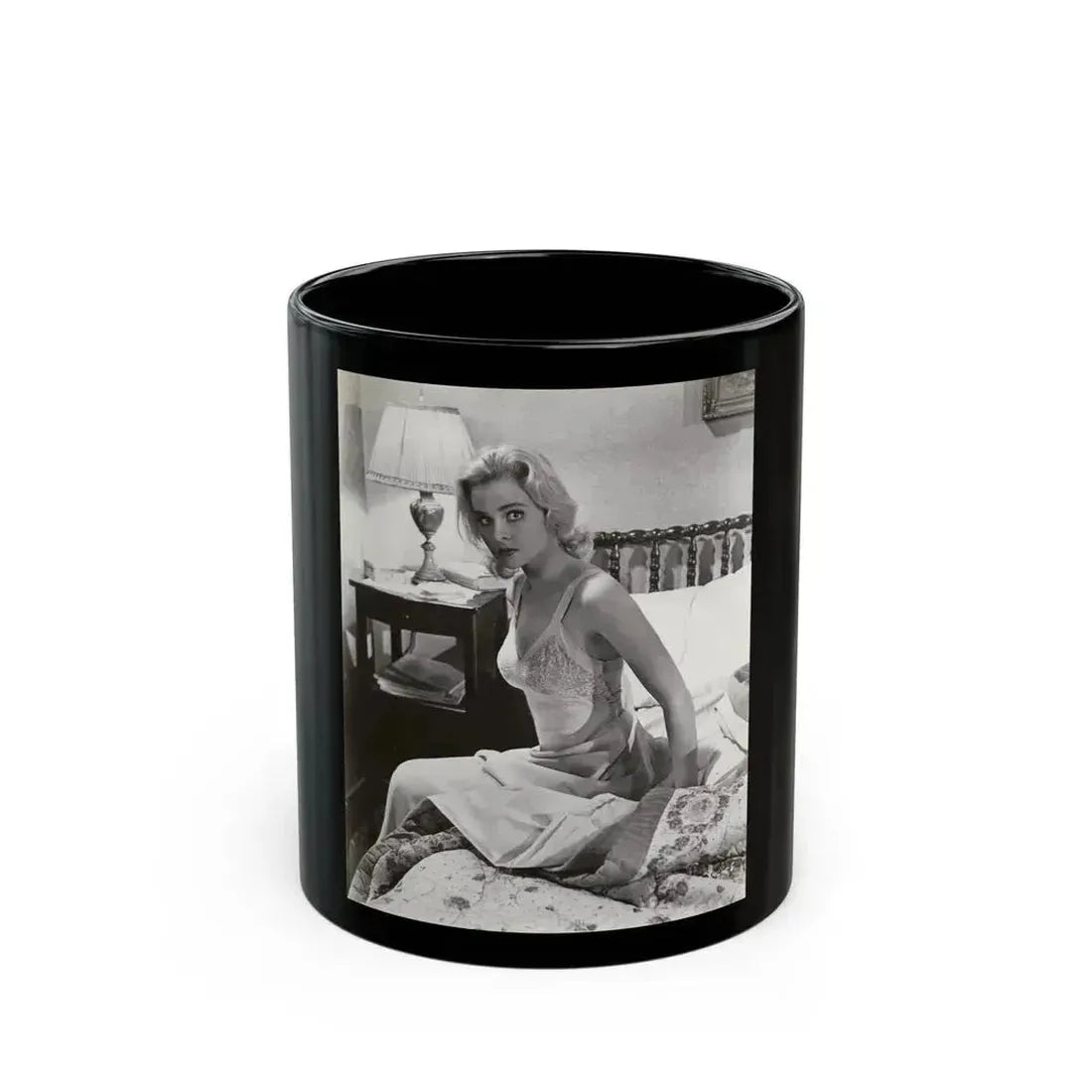 Diane McBaine #20 (Vintage Female Icon) Black Coffee Mug 11oz - Go Mug Yourself