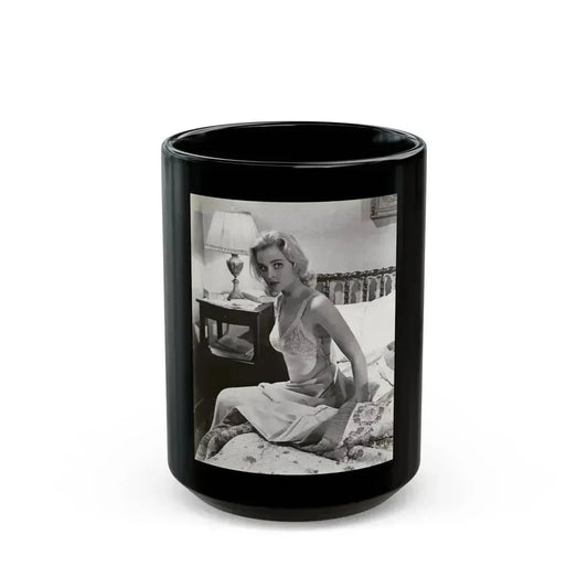 Diane McBaine #20 (Vintage Female Icon) Black Coffee Mug 15oz - Go Mug Yourself