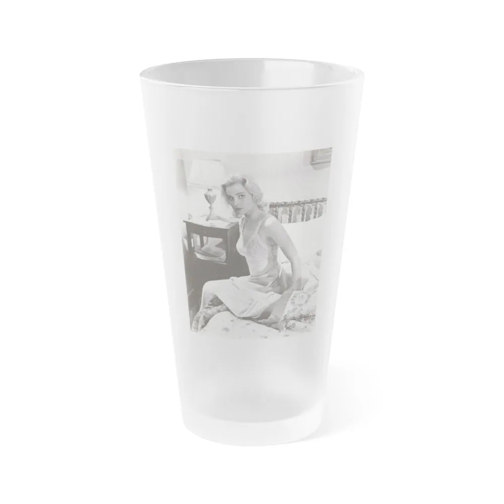 Diane McBaine #20 (Vintage Female Icon) Frosted Pint Glass 16oz-16oz-Frosted-Go Mug Yourself