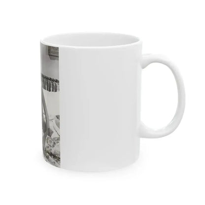 Diane McBaine #20 (Vintage Female Icon) White Coffee Mug - Go Mug Yourself