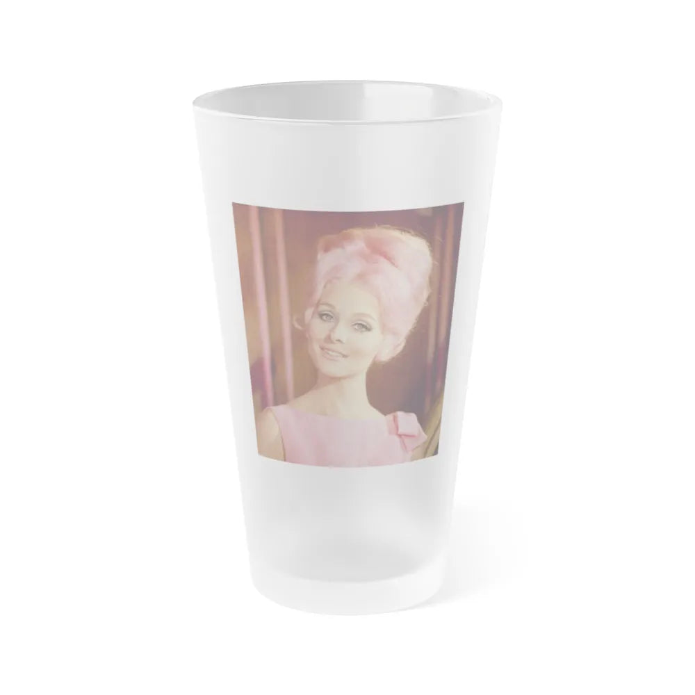 Diane McBaine #23 (Vintage Female Icon) Frosted Pint Glass 16oz-16oz-Frosted-Go Mug Yourself