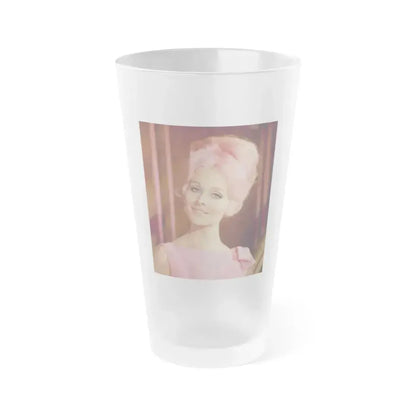 Diane McBaine #23 (Vintage Female Icon) Frosted Pint Glass 16oz 16oz Frosted - Go Mug Yourself