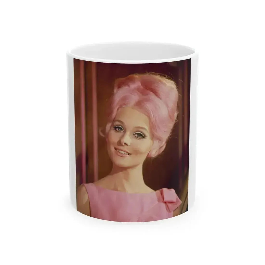 Diane McBaine #23 (Vintage Female Icon) White Coffee Mug 11oz - Go Mug Yourself